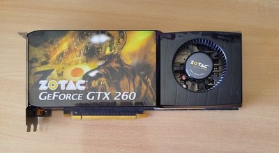 ZOTAC NVIDIA GeForce GTX 260 896MB GDDR3 Grafikkarte PCIe Dual-DVI Top Zustand
