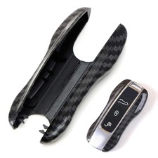 Carbon Plastic Key Fob Side Shell Cover For 17-up Porsche Panamera 19 Cayenne Carbon Plastic Key Fob Side Shell Cover For 17-up Porsche Panamera 19 Cayenne