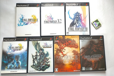 Lot 7 PS2 Final Fantasy X X-2 XII International Dirge of Cerberus Japan Game CIB