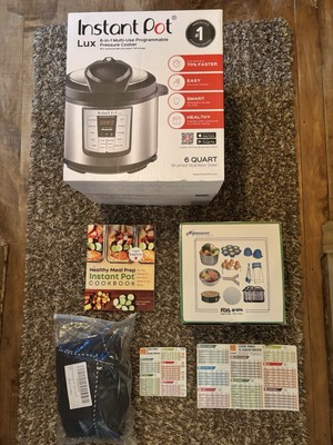 Instant Pot LUX60 V3 6 Quart 6-in-1 Multi-Use Programmable Pressure Cooker PLUS