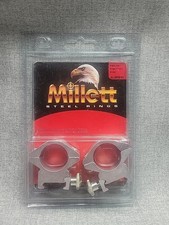 Millett Scope Rings AL00910 Angle-loc Rings 1" Low Nickel