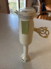 Vintage Braun 4172-B Immersion Hand Held Electric Blender Stick Mixer Working
