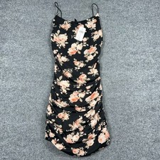 NWT Windsor Women M Rose Mini Dress Spaghetti Straps 90s Y2K Dark Fairy Goth