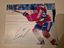 Emil Heineman Rocket Laval Canadiens 8x10 Photo Signed Autograph Rookie Auto Coa