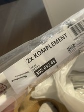 IKEA Pax Komplement Pull-Out Clothes Rail Wardrobe Rail White