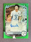 2025-26 Bowman Chrome Basketball Derek Dixon #CPA-DD Green Shimmer Autograph /99