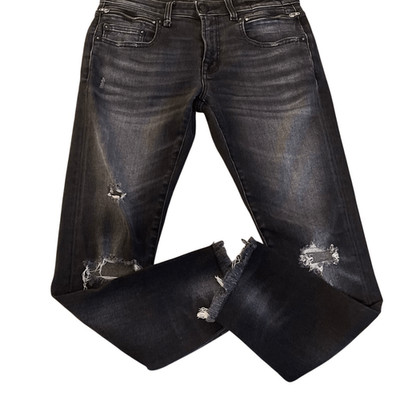 R13 Women s Biker Boy Distressed Designer Jeans
