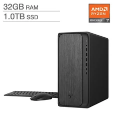 HP OmniDesk Tower Desktop Ryzen 7 8700G 32GB RAM 1TB SSD M02-0127c