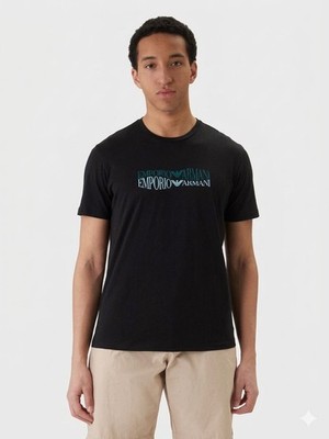 Emporio Armani Men's Cotton Half Sleeve T-Shirt EM000574 AF20451