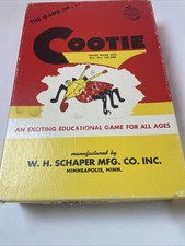 Vintage Original Cootie Game Copyright 1949 in Box. Not Sure