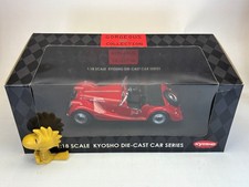 1:18 Kyosho Gorgeous Collection Morgan 4/4 Series II 2 RED 08111R Unsealed