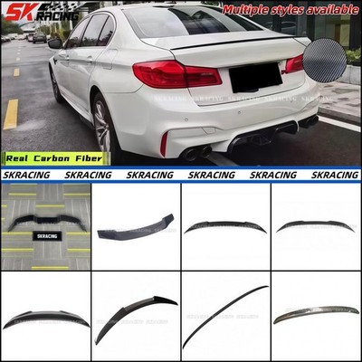 Carbon Fiber A/B/C/D/E/F/G/H Style Rear Spoiler Wing Kits Fits BMW M5 F90 18-23