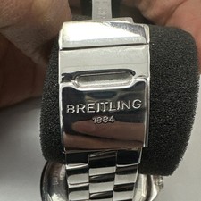 Breitling Super Avenger Chronograph Date Men's Silver Stainless Steel Watch 4