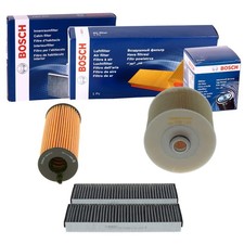 BOSCH POLLEN- LUFT- ÖL-FILTER PAKET passend für Audi A6 Allroad 4FH A6 C6 4F5