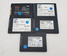 LOT OF 5 | Samsung Mixed Model 128GB 2.5" SATA 3 SSDs