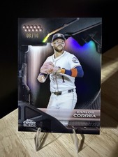 2026 Topps Chrome Black Carlos Correa 8/10 Houston astros