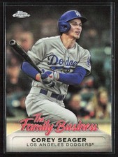 2019 Topps Chrome COREY SEAGER The Family Business FBC-17 Los Angeles Dodgers