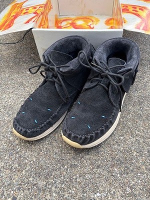 VISVIM F.I.L. FBT Folk Shoes Black US9 Vintage Sneakers