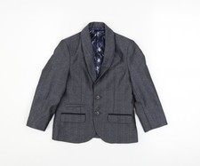 Baker by Ted Baker Boys Grey Shawl Lapel Blazer Age 4 Formal Jacket