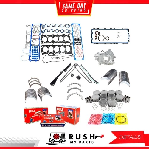 03-07 Master Engine Rebuild Kit For Ford E-350 6.8L V10 SOHC 20v DNJ EK4184CM