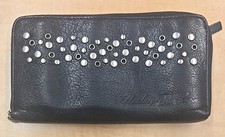 Genuine Leather Harley Davidson Studded Wallet
