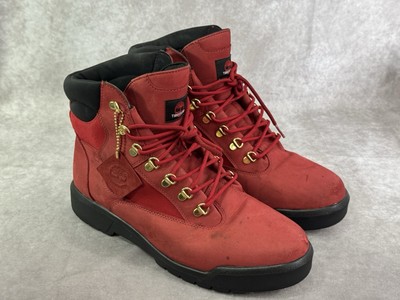 Timberland Men’s 6 Inch Waterproof Field Boots In Dark Red Men main image 4