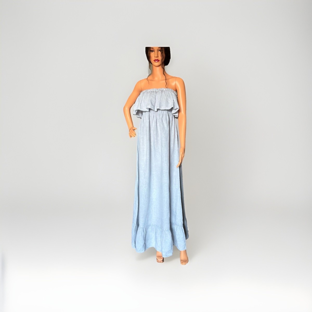 whimsical blue dress Whimsical Blue Bird Dress M / Blue main image 1