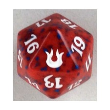 WotC MTG Spindown d20 Life Counters Born of the Gods - Red & Blue w/White NM