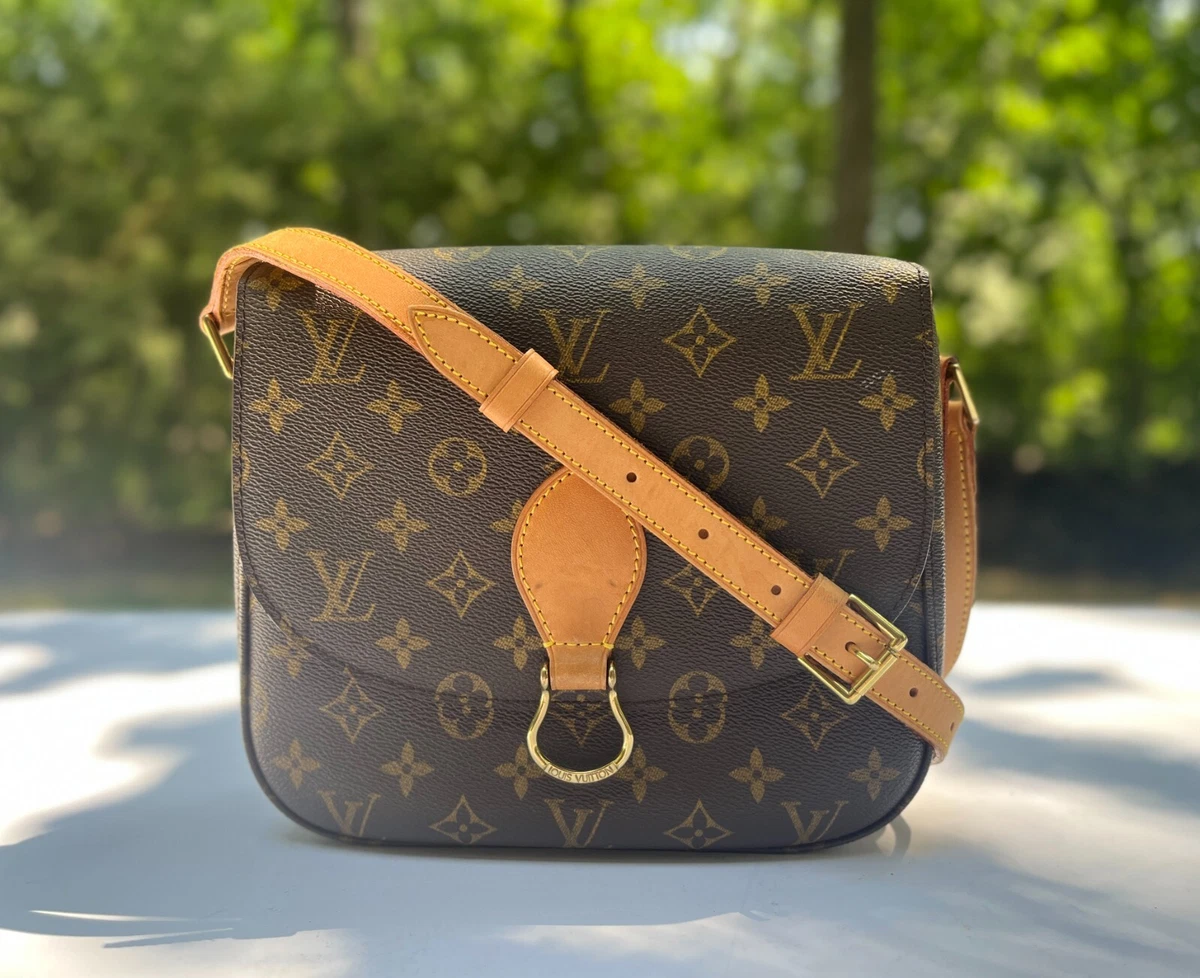 LOUIS VUITTON Monogram Saint Cloud GM Crossbody Bag