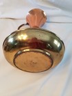 Copper Brass FLUTED TOP Pitcher HANDLE Vase MOD Vintage TALL 14" DECORATIVE — photo 6