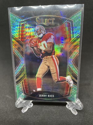 2020 Panini Select Football Jerry Rice Club Level Dragon Scale PRIZM 64/67 Rare!