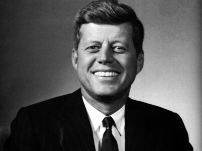 JFK John F Kennedy SMILING PORTRAIT- PREMIUM SATIN Print 8" x 10" | eBay