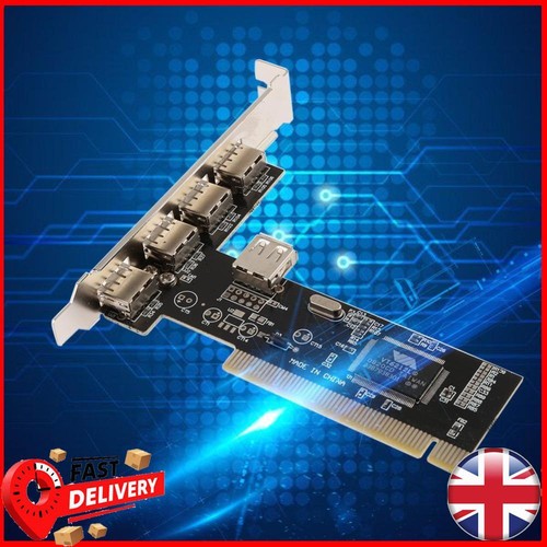 PC 4 Ports PCI to USB 2.0 HUB Riser PCI Expansion Card Adapter Converters