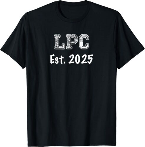 Licensed Professional Counselor Gift - LPC Established 2025 T-Shirt