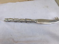 Patrick Meyer Gorgeous Artistic Cheese Knife In Pewter Patrick Meyer Gorgeous Artistic Cheese Knife In Pewter