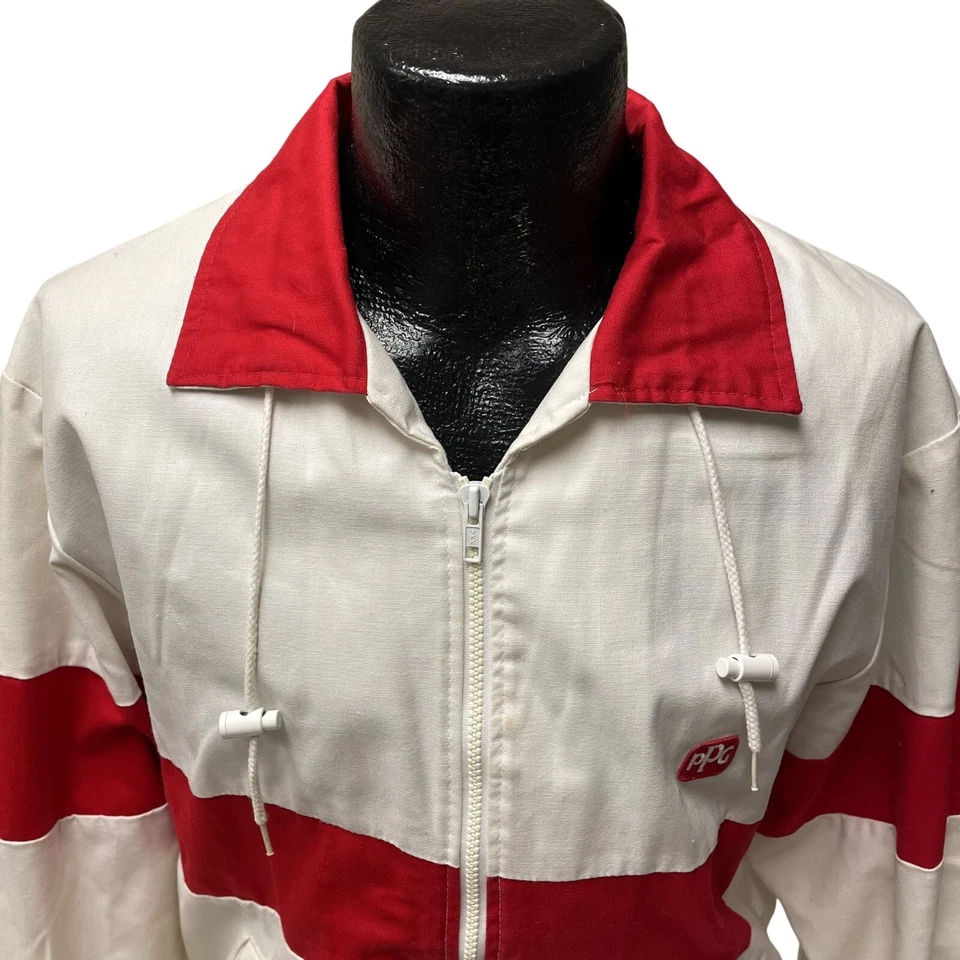 Chaqueta cortavientos vintage años 70 marca K bloque de color proveedor de pintura PPG entrega 50/50 Foto 2 de 4