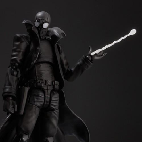 Japan Authentic Sentinel SV-Action Spider-Man Noir Action Figure - 第 10/16 張圖片