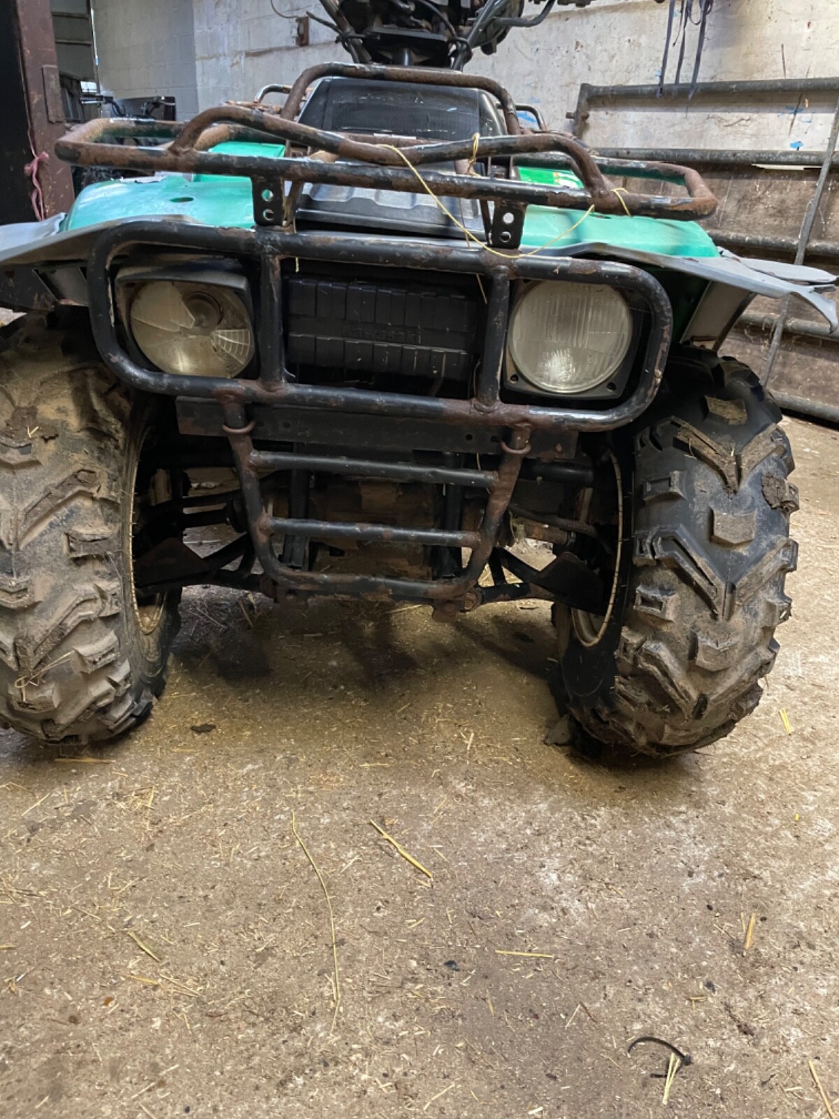 Kawasaki klf300 4x4 quad bike spares or repairs eBay