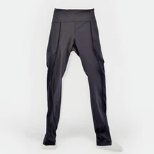 Lululemon Sz 4 Create Your Calm 7/8 Leggings Dark Shadow Black Skin Gym Womens