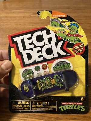 Tech Deck Leonardo TMNT Teenage Mutant Ninja Turtles Blue Finger Board LEO