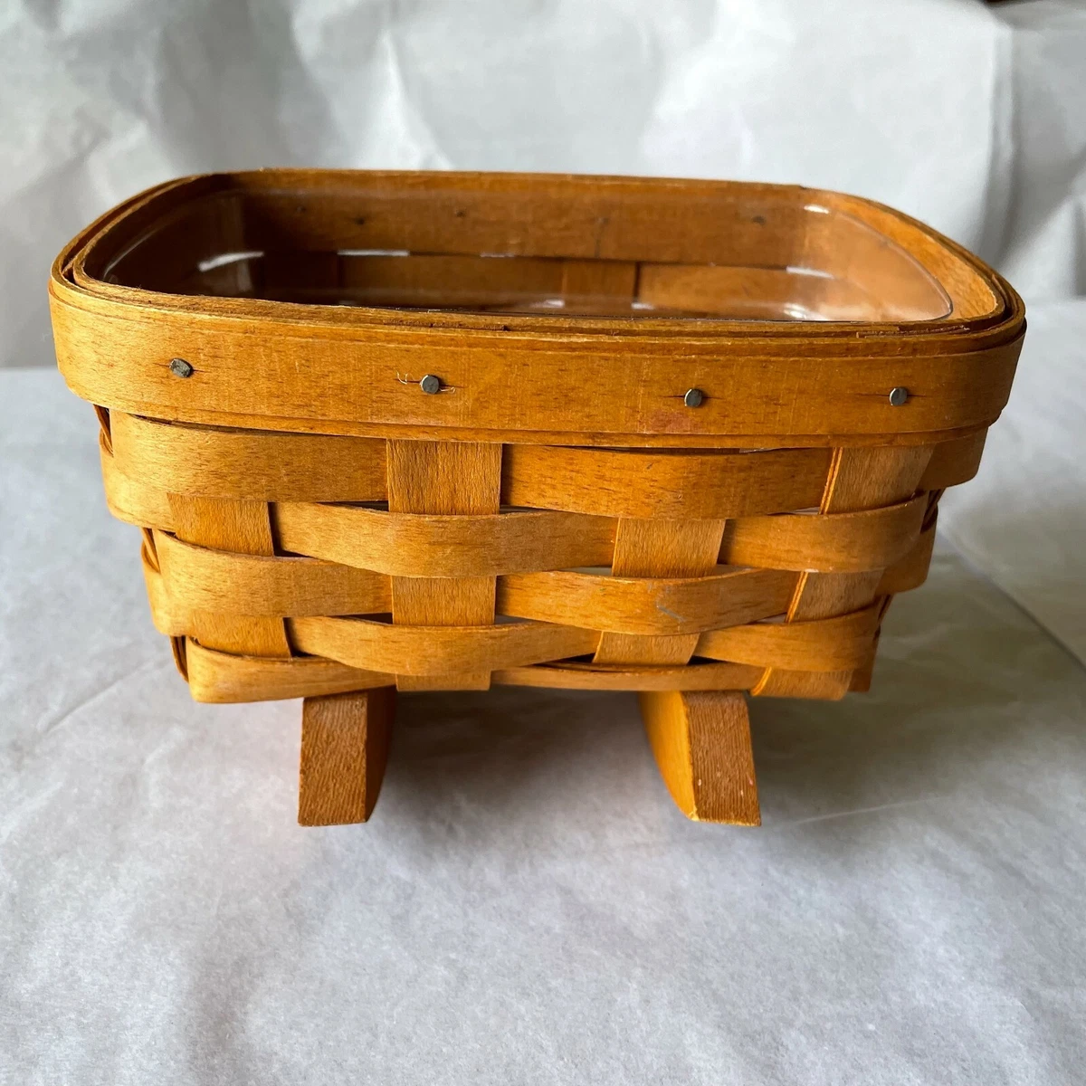 Longaberger baby cradle clearance basket