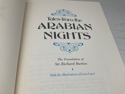 Tales from the Arabian Nights Burton - The Franklin Library 1/4 Leather HC 1980 - Picture 6 of 7