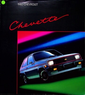 278324) Chevrolet Chevette - Übergröße - Prospekt 1985