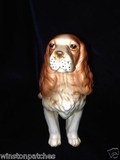 ENESCO E6310 ENGLISH SPRINGER SPANIEL DOG FIGURINE BROWN / LIVER COLORED 5" TALL