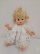 Vintage Horsman Dolls Doll W Musical Windup 1960s Original Dress 13"