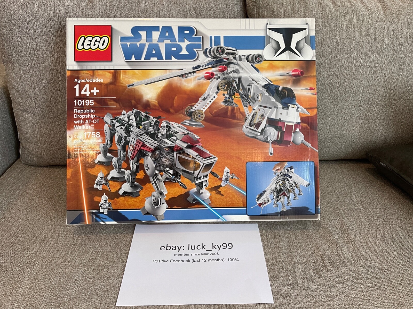Lego 10195 Republic Clone Wars Lego Dropship Star Wars Republic