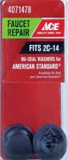Fits 2C-14 -DIAPHRAGM Washer for Use with American Standard NuSeal Faucets