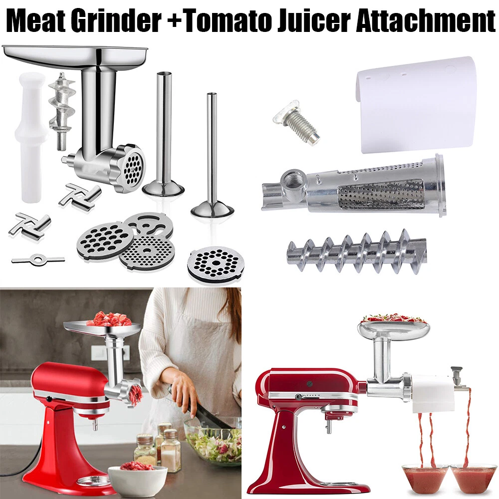 Strainer Juicer Attachment & Meat Grinder Attachment For KitchenAid Stand  Mixer