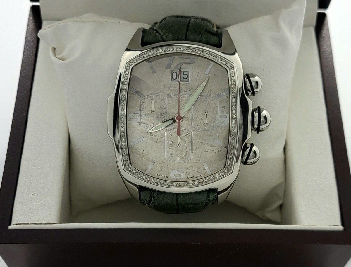 Limited Edition / 1,000 Diamond Invicta Lupah Meteorite Dial  display picture 2
