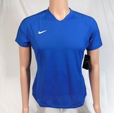 Nike Nike Vaporknit II Blue Women Training Soccer Jersey Sz L NEW AQ2727 480